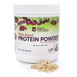 Mighty Muscadine protein shake vanila